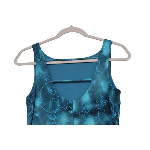 Vintage Y2K Byer Too! Dress Size Medium Tie Dye Floral Asymmetrical Fairy Formal - Picture 8 of 12